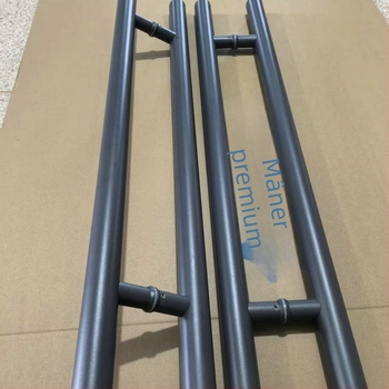 Mâner pentru ușă din aliaj de aluminiu pentru sticlă, pentru uși glisante, fără cadru, îngroșat