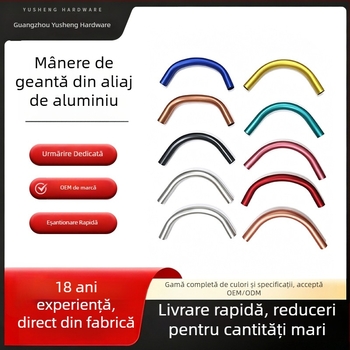 Mânere din aliaj de aluminiu pentru genți, bagaje, genți pentru laptop, rucsaci și genți tote