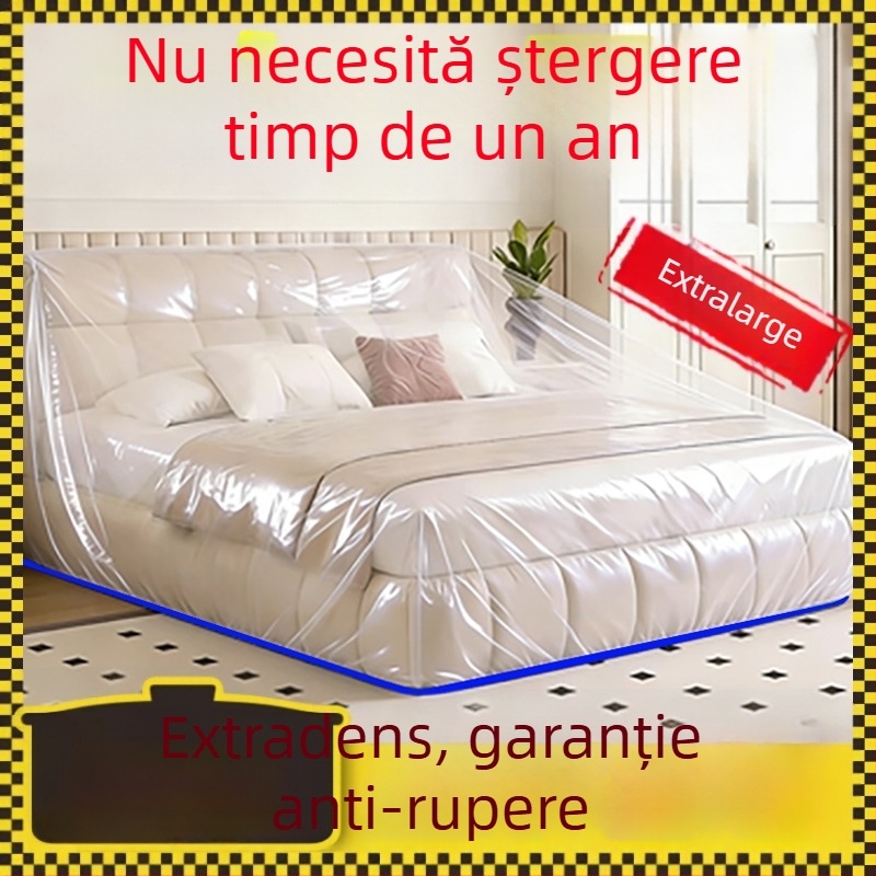 Husă de protecție pentru pat și canapea, folie plastică de protecție pentru renovări, folie anti-praf personalizabil