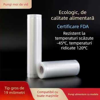 Pungi transparente pentru vid pentru alimente, sigilare termică, pentru uz casnic și comercial