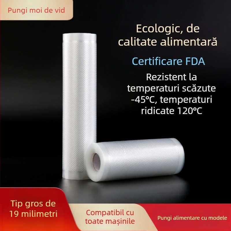 Pungi transparente pentru vid pentru alimente, sigilare termică, pentru uz casnic și comercial