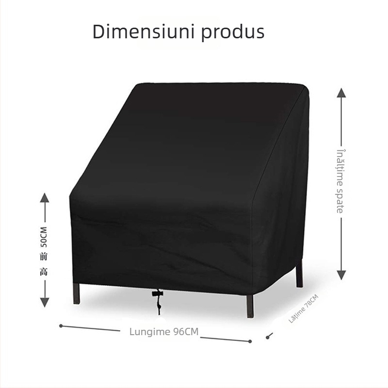 Husă pentru mobilier de exterior: canapea și scaune, masă de grădină și scaune, impermeabilă, protecție UV, rezistentă la praf, pentru terasă.