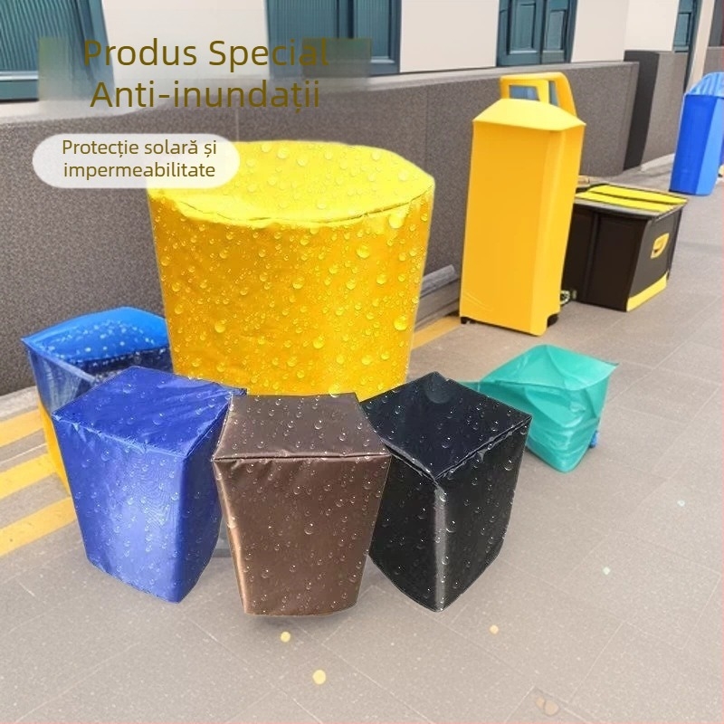 Husă de protecție din pânză Oxford pentru echipamente mecanice și mobilier de exterior, protecție împotriva prafului, soarelui și ploilor.