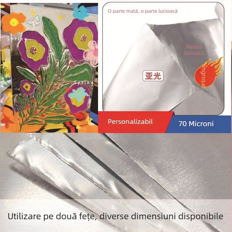 Folie de aluminiu de 30 mm pentru artă și predarea fizicii, material pentru modelarea naufragiilor