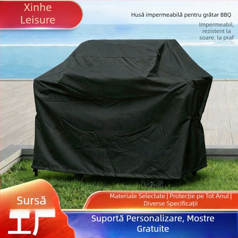 Xinhe husă exterioră pentru grătar, impermeabilă și rezistentă la praf, protecție UV, material Oxford