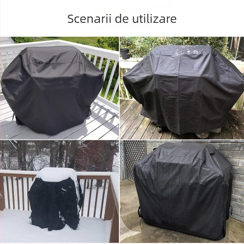 Xinhe husă exterioră pentru grătar, impermeabilă și rezistentă la praf, protecție UV, material Oxford