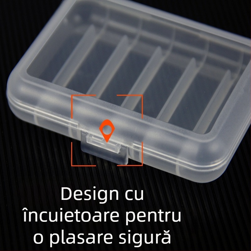 Căsuță de depozitare din plastic, portabilă, rezistentă la praf și la impact, cutie multifuncțională de călătorie pentru pastile