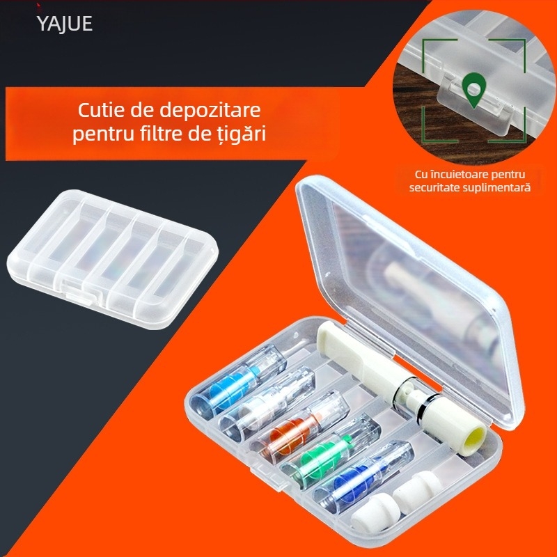 Căsuță de depozitare din plastic, portabilă, rezistentă la praf și la impact, cutie multifuncțională de călătorie pentru pastile