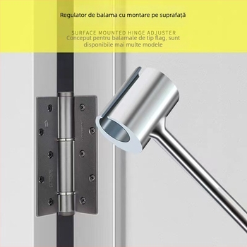 Cheie reglaj balamalelor pentru spațiile dintre uși și ferestre, în formă de steag