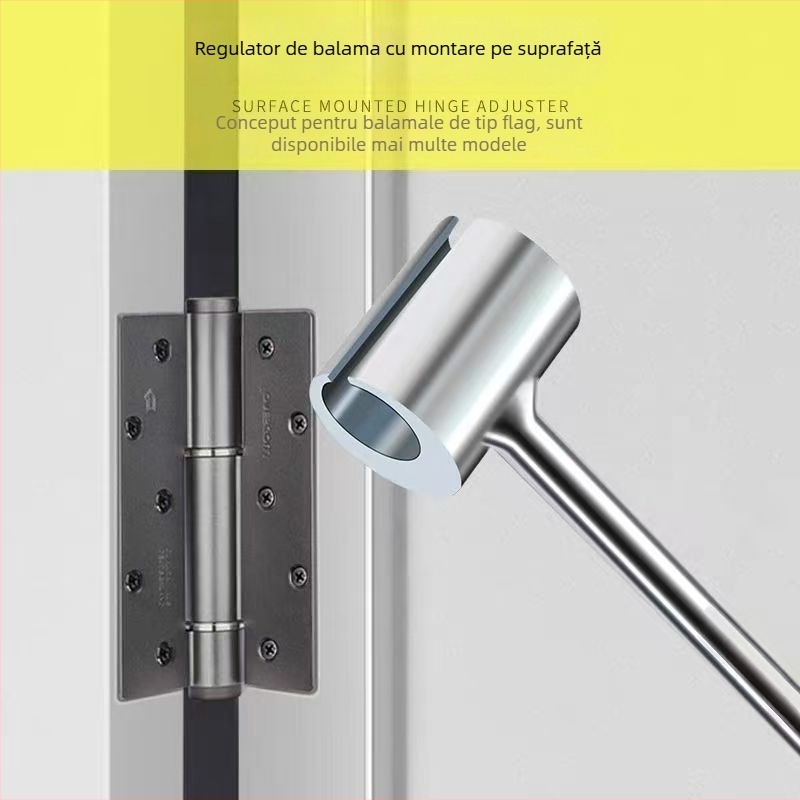 Cheie reglaj balamalelor pentru spațiile dintre uși și ferestre, în formă de steag