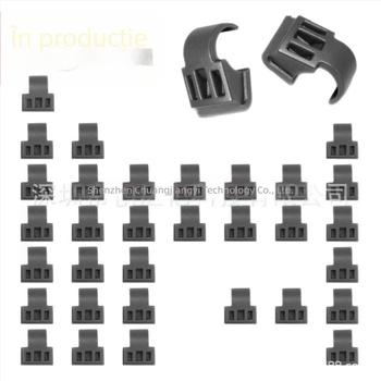 Limitator unghiular de 86° pentru ușa de dulap, clemă limitatoare pentru balamaj, set 50 de bucăți