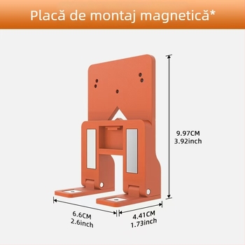 Noul element de poziționare magnetic pentru balamaua ușii de dulap, cu limită de spațiu de 2,6 mm și unealtă de instalare rapidă