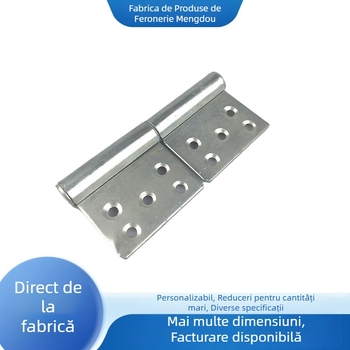 Balamale pentru uși rezistente la foc, galvanizate, în formă de steag, cu rulmenți, balamale detașabile de tip steag