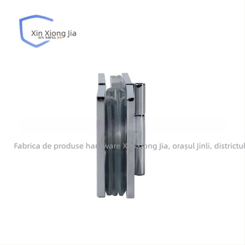 Balama din cupru, margine pătrată de 180° pentru ușa din sticlă a băii, clips fixare bidirecțional