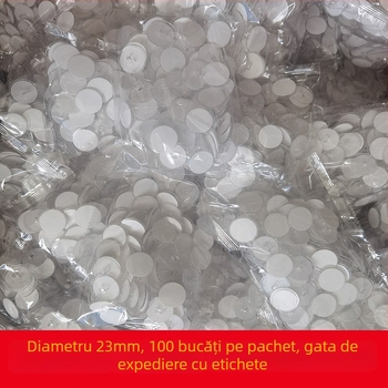 Cârlige autoadezive transparente pentru tavan și perete, 2,2 cm, set de 100 buc., cârlige fără urme pentru decor cu perdea din mărgele