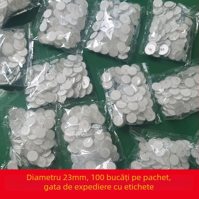 Cârlige autoadezive transparente pentru tavan și perete, 2,2 cm, set de 100 buc., cârlige fără urme pentru decor cu perdea din mărgele