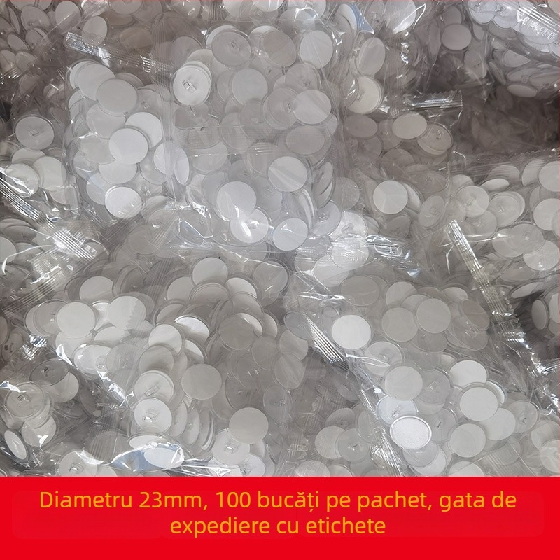 Cârlige autoadezive transparente pentru tavan și perete, 2,2 cm, set de 100 buc., cârlige fără urme pentru decor cu perdea din mărgele