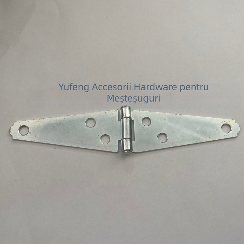 Balama de ușă extinsă 145 mm, cu formă specială, industrială grea, foi groase, deschidere plată pliabilă