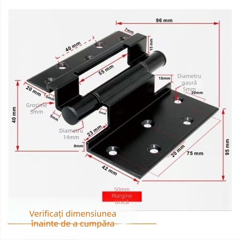Balamale din aliaj de aluminiu Type 4 pentru uși și ferestre – balamale de ferestre îngroșate, accesorii pentru balamale