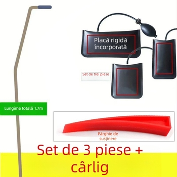 Unealtă de reparat airbag pentru uși și ferestre, airbag din pânză 1.2 m, multifuncțional pentru reparații auto