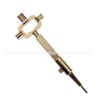 Instrument de montaj și reglare pentru cilindrul și corpul încuietorii, cheie pentru corpul încuietorii, instrument de inspecție și reparații pentru uși și ferestre