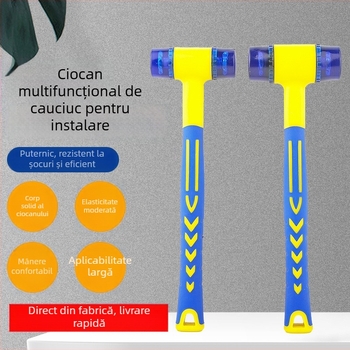 Ciocan de cauciuc pentru arte și meșteșuguri, utilizare în teren, montaj ușă și fereastră, masaj