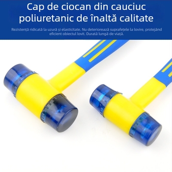 Ciocan de cauciuc pentru arte și meșteșuguri, utilizare în teren, montaj ușă și fereastră, masaj