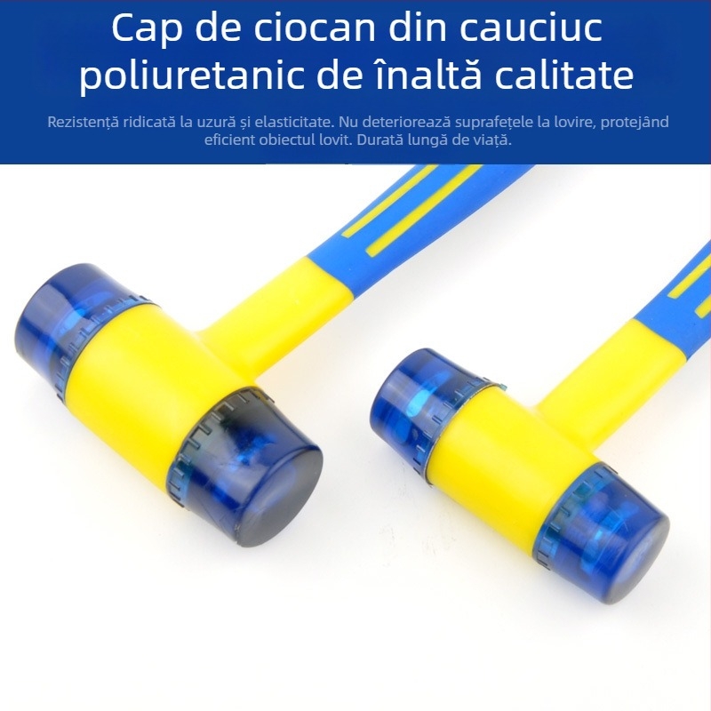 Ciocan de cauciuc pentru arte și meșteșuguri, utilizare în teren, montaj ușă și fereastră, masaj