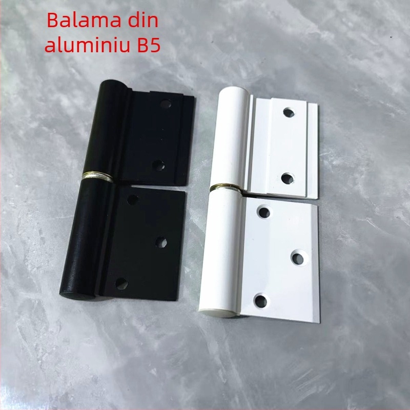 Balama din aluminiu cu rulmenți pentru uși din lemn, robustă, silențioasă, pliabilă și demontabilă