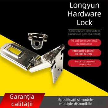 Încuietoare din aliaj nichelat pentru cutia de unelte, uși de mobilier și ferestre – accesorii hardware, stil vintage, anti-furt
