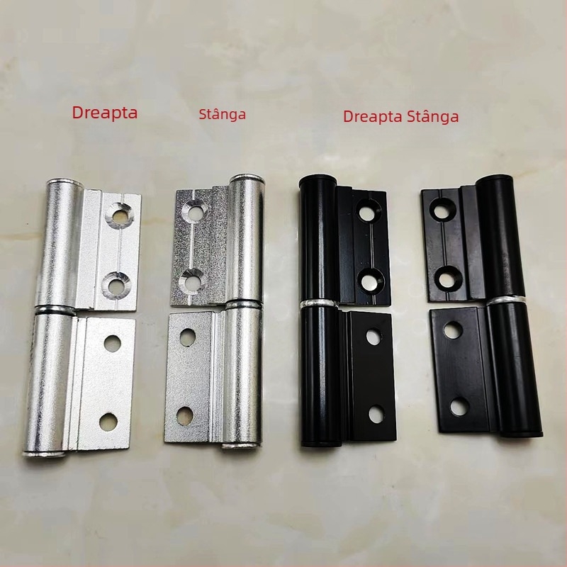 Balama detașabilă pentru ușa glisantă de separare a băii, aliaj de aluminiu cu barieră termică, balama ascunsă pentru ușă pliantă