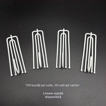Cârlig de perdeu din oțel inoxidabil cu patru dinți și cârlig în formă de S – accesorii pentru țesături