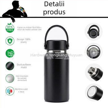 6.7 oz Mini Space Flask – cană termică din oțel inoxidabil 304, izolație vid, sticlă sport portabilă pentru apă