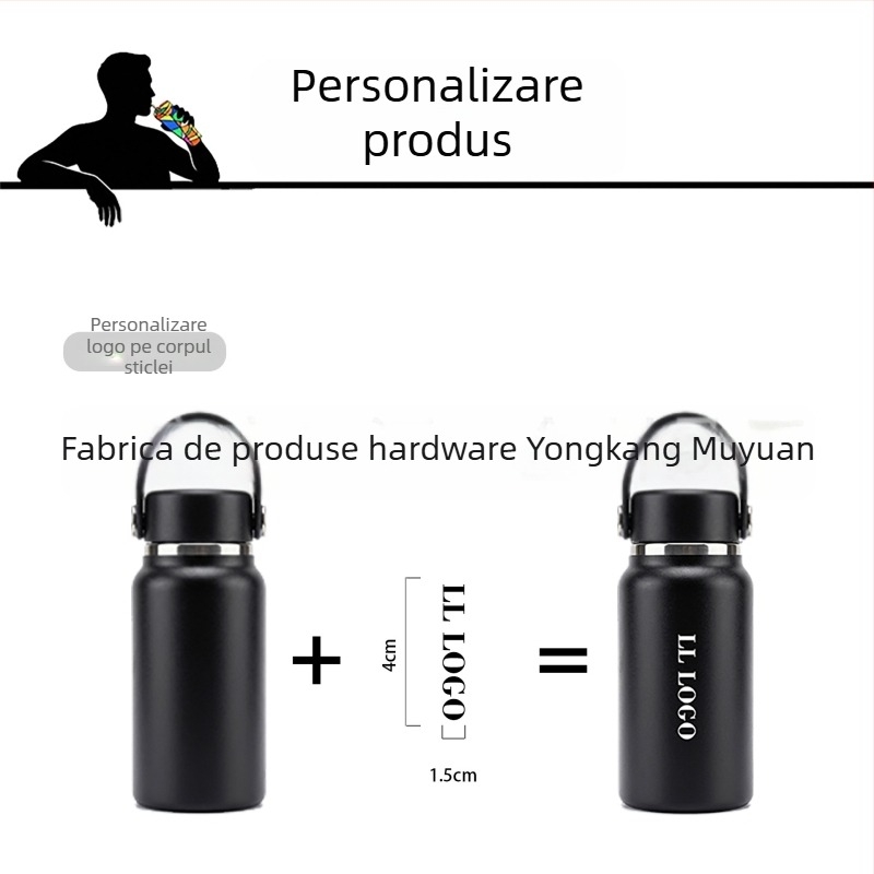 6.7 oz Mini Space Flask – cană termică din oțel inoxidabil 304, izolație vid, sticlă sport portabilă pentru apă