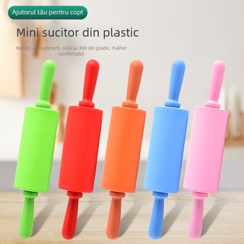 Mini rulou din silicon alimentar, antiaderent pentru aluat