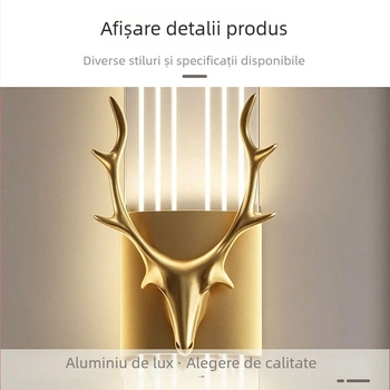 Lampa de perete în formă de val pentru intrări și coridoare, iluminare ambientală minimalistă pentru interior