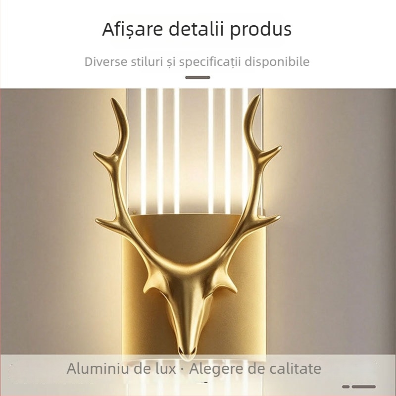 Lampa de perete în formă de val pentru intrări și coridoare, iluminare ambientală minimalistă pentru interior