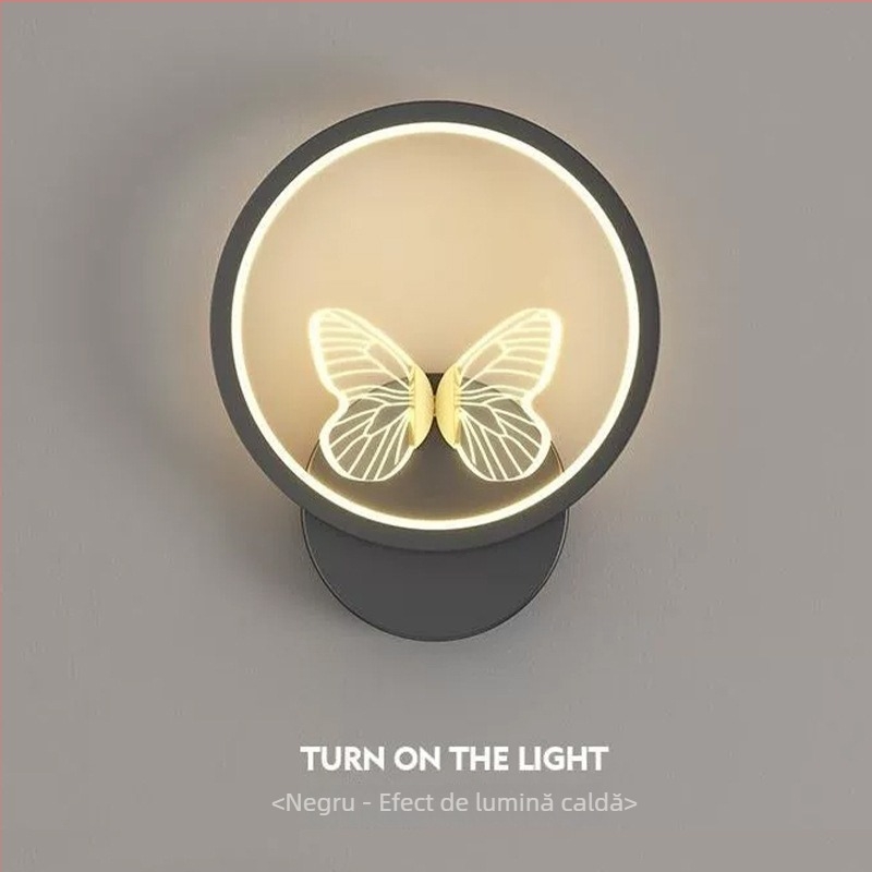 Lampa de perete în formă de val pentru intrări și coridoare, iluminare ambientală minimalistă pentru interior