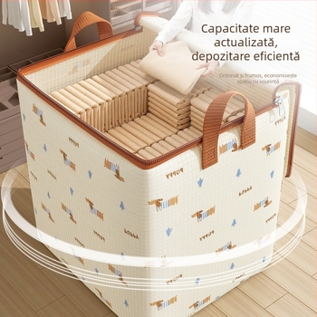 Geantă de depozitare cu capacitate mare pentru haine și pături, mutare și organizare, cutie de depozitare
