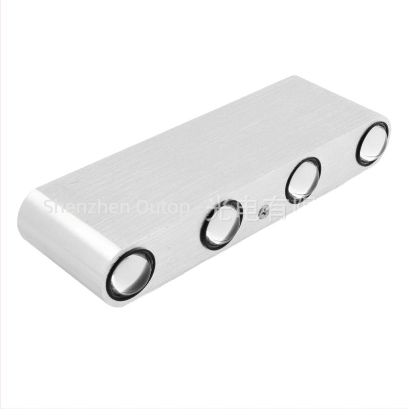 Lampă de perete LED dreptunghiulară, din aluminiu - 2W/4W/6W/8W