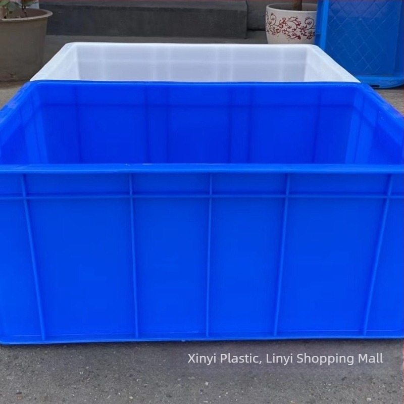 Cutie de depozitare din plastic, dreptunghiulară, cu capac, îngroșată, capacitate mare, organizator și cutie pentru unelte