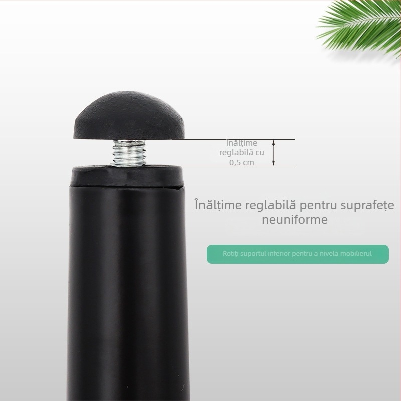 Picioare extinse pentru masă și dulapuri, piese de mobilier din fier forjat cu finisaj emailat