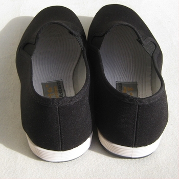 Jingye Hong pantofi de pânză roșii pentru bărbați — pantofi slip-on stil militar pentru condus, anti-alunecare, rezistenți la uzură, confortabili și respirabili