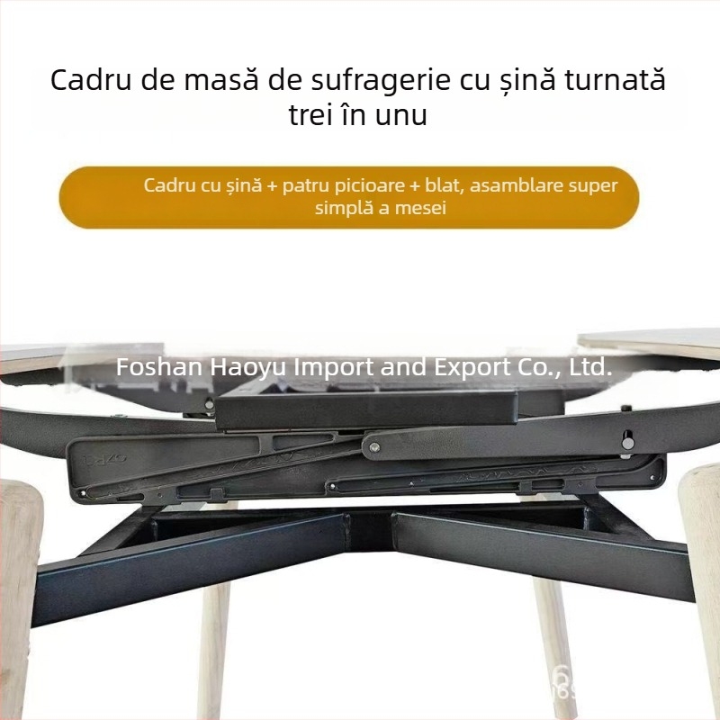 Accesorii Bounce Rail pentru masă — șine glisante pentru masă, platformă rotundă rabatabilă, raft multi-funcțional, hardware din oțel laminat la rece