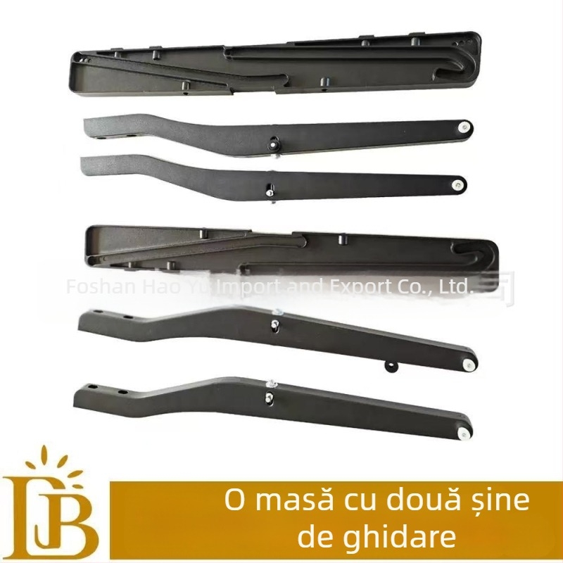 Accesorii Bounce Rail pentru masă — șine glisante pentru masă, platformă rotundă rabatabilă, raft multi-funcțional, hardware din oțel laminat la rece