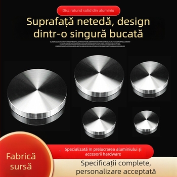 Disc rotund solid din aluminiu pentru componente de mobilier