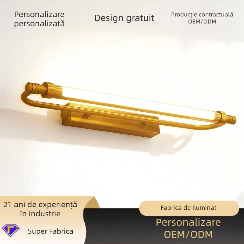 Lampa de perete pentru dormitor, protecție pentru ochi, model nou 2025, stil nordic minimalist vintage pentru dormitor și hol