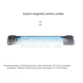 Raft magnetic puternic pentru depozitare, suport pentru unelte, bandă organizatoare metalică, suport pentru cuțite