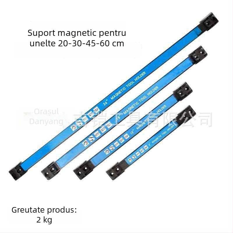 Raft magnetic puternic pentru depozitare, suport pentru unelte, bandă organizatoare metalică, suport pentru cuțite