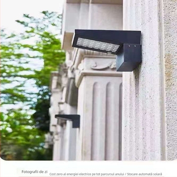 Lampă de perete exterioară LED, ultra-luminantă pentru scări, holuri, vilă, balcon rezistent la apă, poartă, curte și terasă